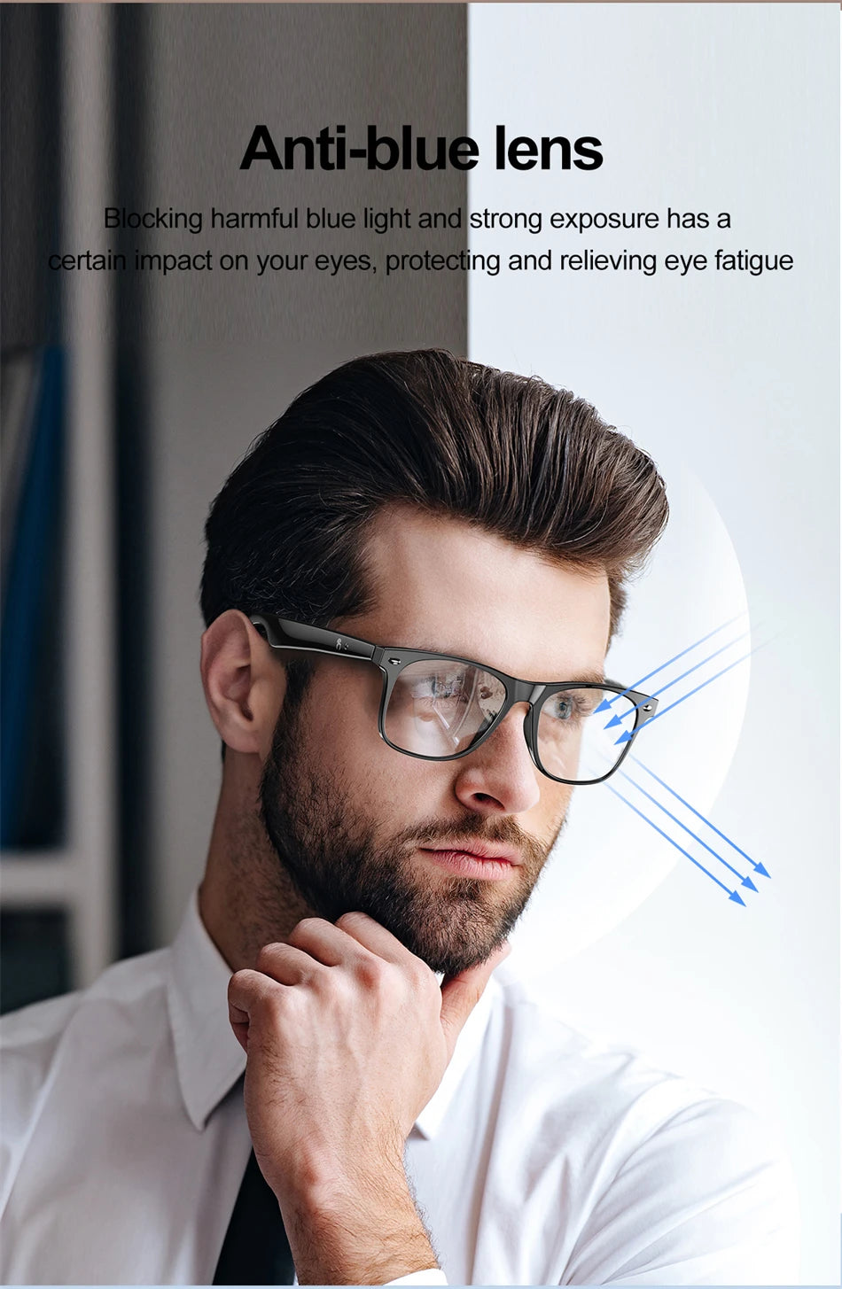 2025 AI Smart Glasses AI Intelnt Voice Video Real-Time Translation AI Conversation Q&A AI Intelnt Translation Women Men