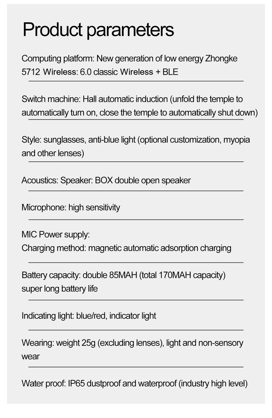 2025 AI Smart Glasses AI Intelnt Voice Video Real-Time Translation AI Conversation Q&A AI Intelnt Translation Women Men